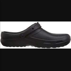 Black Crocs Clogs specialist enclosed Unisex, M 6, W 8